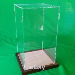 10 x 10 x 18 Display Case for Hot Toy Figures 1/6 Scale, Statue, Doll, LED Light