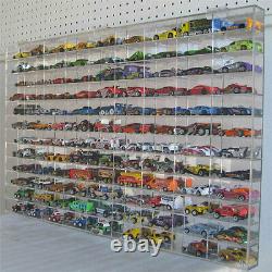 108 Hot Wheels 164 Scale Diecast Display Case, UV Protection Acrylic, AHW64-108