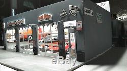 118 124 Scale DIECAST DIORAMA SPEED SHOP SHOWROOM GARAGE