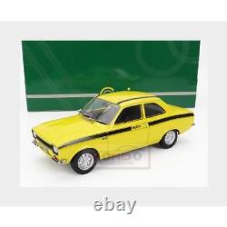 118 CULT SCALE MODELS Ford England Escort Mki Mexico 1973 Yellow Black CML063-3