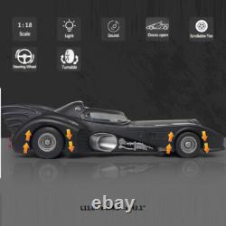 118 Scale Batmobile Model Car Metal Diecast Toy Cars Boys Toys for Kids Gifts