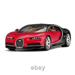 118 Scale Chiron Model Car Diecast Vehicle Toy Car Gift Collection for Mens Red