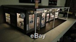 118 Scale DIECAST DIORAMA 4 BAY GARAGE SHOP WITH LIGHTS ANY THEME