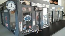 118 Scale DIECAST DIORAMA 4 BAY GARAGE SHOP WITH LIGHTS ANY THEME