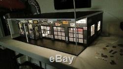 118 Scale DIECAST DIORAMA 4 BAY GARAGE SHOP WITH LIGHTS ANY THEME