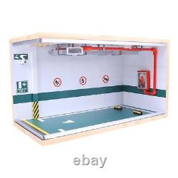 118 Scale Diecast Vehicle Model Display Case Garage Scene Model for Diorama