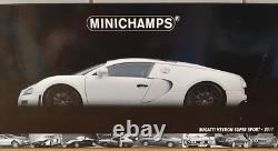 118 Scale Minichamps Bugatti Veyron Super Sport White