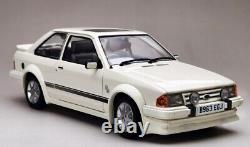 118 Scale Model Ford Escort RS Turbo 1984 Car Diecast White SUNSTAR 4963R