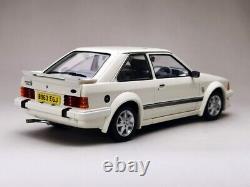 118 Scale Model Ford Escort RS Turbo 1984 Car Diecast White SUNSTAR 4963R