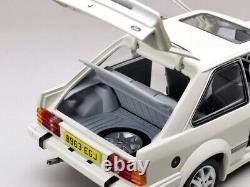 118 Scale Model Ford Escort RS Turbo 1984 Car Diecast White SUNSTAR 4963R