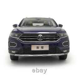118 Scale T-ROC SUV Off-road Model Car Alloy Diecast Toy Vehicle Kids Gift