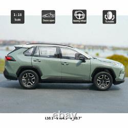 118 Scale Toyota RAV4 SUV Model Car Diecast Vehicle Gift Collectable Cars Green