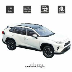 118 Scale Toyota RAV4 SUV Model Car Diecast Vehicle Gift Collectable Cars White