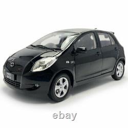 118 Scale Toyota Yaris 2007 Model Car Zinc Diecast Toy Collectable Black Gift