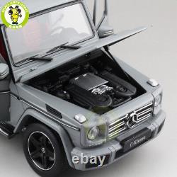 118 scale Benz G Class 500 Diecast Car SUV Model Toys GIFT Matte Gray