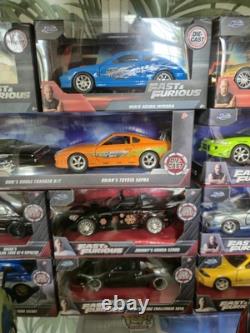 12x JADA Toys Fast & Furious Diecast Model Vehicles 132 Scale Mint & Boxed