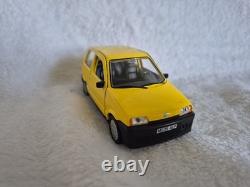 134 Scale Diecast Model Custom The Inbetweeners Yellow Fiat Cinquecento