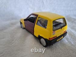134 Scale Diecast Model Custom The Inbetweeners Yellow Fiat Cinquecento