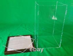 14 x 14 x 28 Display Case for Hot Toy Figures 1/6 Scale, Statue, Doll, LED Light