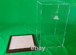 14 x 14 x 28 Display Case for Hot Toy Figures 1/6 Scale, Statue, Doll, LED Light