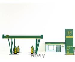 143 Scale Petrol Station Diorama Model Kit Miniature Gas Station Car Display