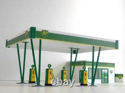 143 Scale Petrol Station Diorama Model Kit Miniature Gas Station Car Display