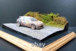 143 scale diorama Rally Scene 2, Inc cover. (Vehicle not included) 026