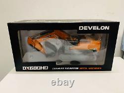 150 Scale Die-Cast Model Develon DX680HD Crawler Excavator Metal Machines UK/