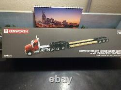 150 Scale Kenworth T880 SBFA withLowboy + Jeep + Boosters Red/Black 71061