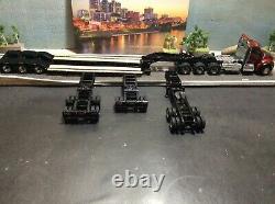 150 Scale Kenworth T880 SBFA withLowboy + Jeep + Boosters Red/Black 71061