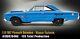 1967 Plymouth Belvedere Hurst Blue Race 118 Scale By Acme 1806704nc