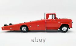 1970 Dodge D-300 Ramp Truck Burnt Orange 118 Scale By Acme A1801900