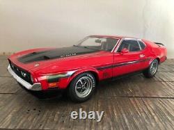 1971 Ford Mustang Mach I Fastback AUTOart 1/18 Scale DieCast Rare Piece of Art