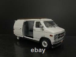 1983 GMC Vandura Work Cargo Van Custom White 1/18 Scale Kodeblake Exclusive