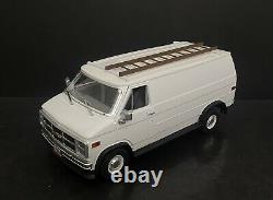 1983 GMC Vandura Work Cargo Van Custom White 1/18 Scale Kodeblake Exclusive