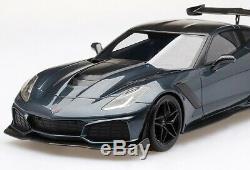 2019 Corvette ZR1 in Dark Shadow Metallic in 118 Scale by Topspeed TS0148
