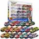 20pc Metal Toy Cars Set Friction Drive Diecast Vehicle Cars 164 Scale