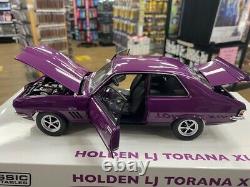 37979 Holden Lj Torana Xu-1 Gtr Purr Pull Purple 118 Scale Die Cast Model Car