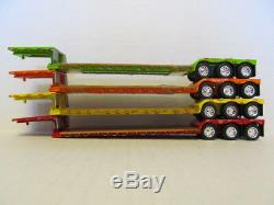 4 Dcp 1/64 Scale Red, Yellow, Orange, Lime Green Fontaine Renegade Lowboy