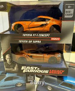 6x JADA Toys Fast & Furious Diecast Model Vehicles 132 Scale Boxed 3x Twin Pack