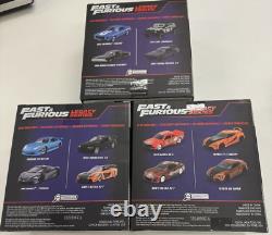 6x JADA Toys Fast & Furious Diecast Model Vehicles 132 Scale Boxed 3x Twin Pack