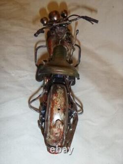 A tootie scale model of a 1942 Indian 422 Rat bike