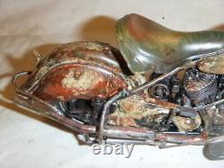 A tootie scale model of a 1942 Indian 422 Rat bike