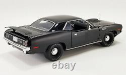 ACME 1971 Plymouth HEMI Cuda (Black) 118 Scale Diecast Model