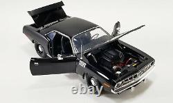 ACME 1971 Plymouth HEMI Cuda (Black) 118 Scale Diecast Model