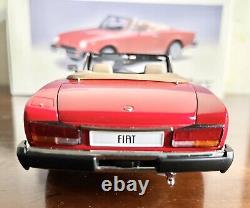 AUTOart 1/18 SCALE FIAT 124 SPIDER IN BOXED AND MINT CONDITION