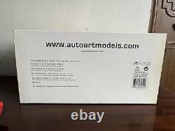 AUTOart 1/18 SCALE FIAT 124 SPIDER IN BOXED AND MINT CONDITION