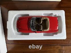 AUTOart 1/18 SCALE FIAT 124 SPIDER IN BOXED AND MINT CONDITION