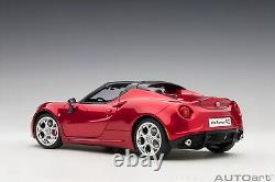 AUTOart 1/18 Scale Alfa Romeo 4C Red Diecast Car Model Toy Gift NIB