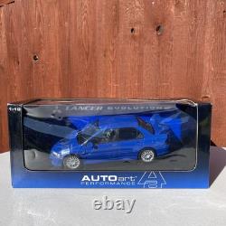 AUTOart 1/18 Scale Diecast 77164 Mitsubishi Lancer Evolution VII Street Car Blue